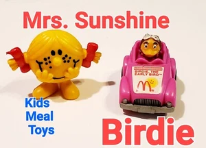 Kinder Mahlzeit Spielzeug - McDonalds - Arby's - Birdie - Mrs. Sunshine - Pull Back... - Bild 1 von 7