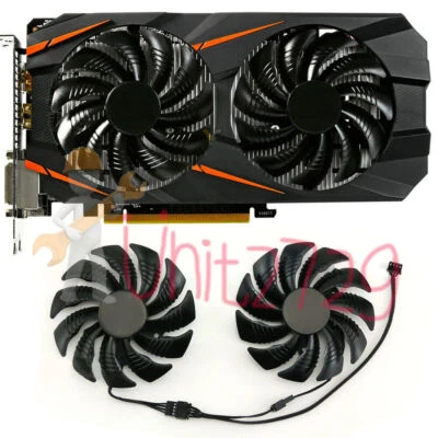 For Gigabyte GTX1060 6GB WINDFORCE Graphics Card Cooling fan T129215SU~ - Image 1 of 4