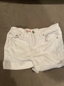 Vineyard Vines Every Day Shorts Girls 10 White Jeans - Picture 1 of 3