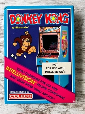 Donkey kong intellivision  1982 coleco new - Image 1 of 4
