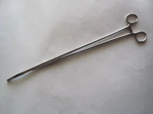 16" Curved Hemostat Forceps Locking Clamps Stainless US SHIP - Picture 1 of 5