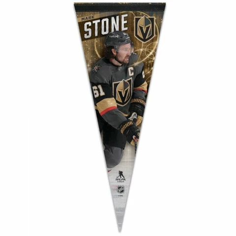 MARK STONE VEGAS GOLDEN KNIGHTS PREMIUM QUALITY PENNANT 12"X30" BANNER NHL Cover