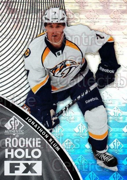 2011-12 Sp Authentic Rookie Holo FX #14 Jonathon Blum - Image 1 of 1