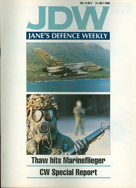 1990 Jane's Defence Weekly Magazine: Thaw Hits Marineflieger/CW Special Report - Image 1 of 1