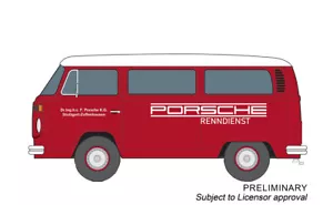 Volkswagen VW Bus T2b Porsche Renndienst Slot Auto Modell Carrera - Bild 1 von 1