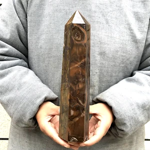 1290g Natürlicher Tigerauge Quarz Obelisk Geschnitzt Kristall Turm Heilung.XA3909 - Bild 1 von 12