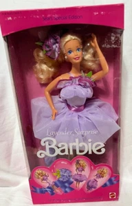 1989 Mattel Lavendel Surprise Barbie Sears Sonderedition #9049 Neu im Karton NRFB - Bild 1 von 2