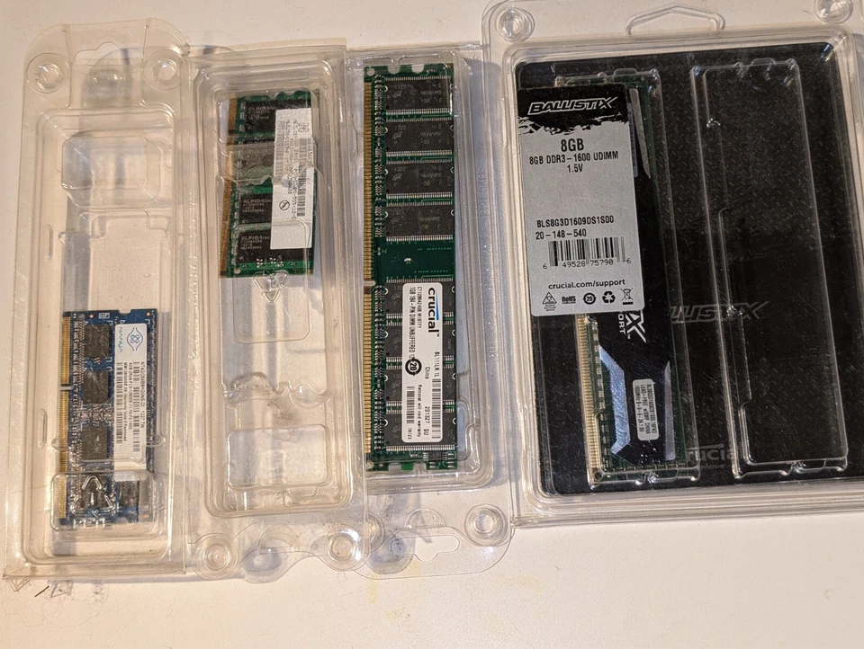 Ballistic Sport DDR3 1x4GB 1600MHz BLS4G3D1609DS1S00 .16FER2 8GB +other - Image 1 of 1