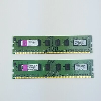 KINGSTON KVR1333D3N9/2G 2x2GB PC3-10600U DDR3-1333MHz Desktop Memory DIMM PC RAM - Image 1 of 2
