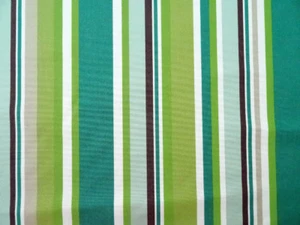 INDOOR/OUTDOOR STREIFEN GRÜN MARKISE POLSTERSTOFF BTY $12,99/YD 5166FS - Bild 1 von 4