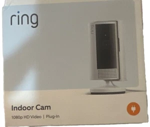 Ring Indoor Cam White 1080p HD Video Plug-In Security Camera - Picture 1 of 4