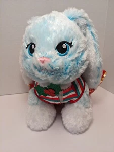 Peluche Build a Bear Merry Mint Floppy Azul Blanco Conejo de Pascua Brillante - Imagen 1 de 6