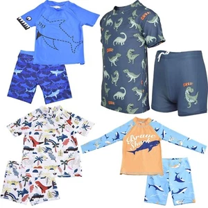 A2Z 4 Kids Boys Swimming Costume kids Beach Bathing Swim Set Two Piece Swimsuit - Picture 1 of 14