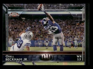 2015 TOPPS CHROME ODELL BECKHAM JR. #18 COME NUOVO GIANTS RAVENS THE CATCH! - Foto 1 di 2