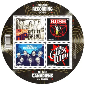 Canada Stamp #2655 - Canadian Recording Artists : The Bands (2013) $2.52 - Picture 1 of 1