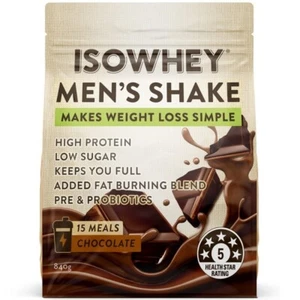 * IsoWhey Men's Shake Chocolate 840g - Picture 1 of 2