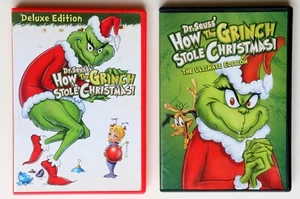 Lot 2 DVD's How the Grinch Stole Christmas - Deluxe and Ultimate Editions - Picture 1 of 5