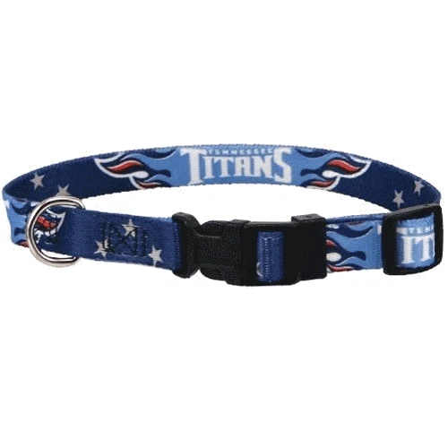Collar de perro Tennessee Titans NFL con licencia oficial nuevo con etiquetas Foto 1 de 1