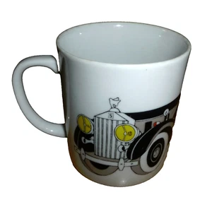 Vintage Snoopy Woodstock Peanuts Chauffeur Limo weiß Keramik Becher 11 Unzen - Bild 1 von 4