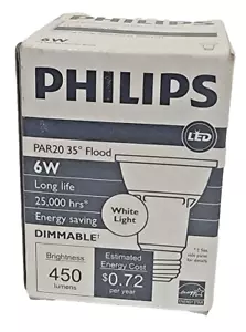 Philips PAR20 Dimmable LED 6W (40W Equivalent) **PRICE DROP** - Picture 1 of 4