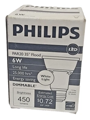 Philips PAR20 Dimmable LED 6W (40W Equivalent) **PRICE DROP** - Image 1 of 4