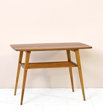 MidCentury Tavolino con portariviste in teak, design scandinavo vintage
