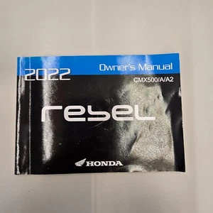 OEM HONDA (2017-) REBEL 500 CMX500 MODEL Owner's Manual  00X31MKGA500 ENGLISH - Picture 1 of 3