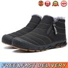 Winter Snow Boots Fur Lined Snow Boots Cozy Men Non-Slip Winter Boots for Winter