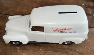 Ertl Chevrolet Chevy Heartbeat 1950 Panel Truck Die-Cast Bank - Picture 1 of 8