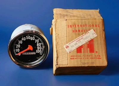 Velocímetro calibre Travelall International Scout Truck de colección nuevo stock antiguo caja Foto 1 de 4