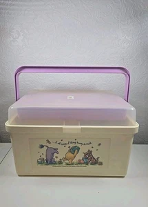 Carrito de pañales original Winnie The Pooh de colección ¡Caja de almacenamiento y mango cambiador para bebés! - Imagen 1 de 15