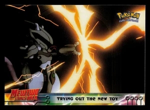 NM - Topps Pokemon Trying Out the New Toy #7 The First Movie (Blue Logo) - Picture 1 of 2