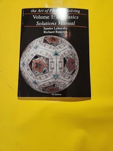 Art of Problem Solving, Volume 1 : The Basics Solutions Manual by Sandor... - Bild 1 von 5