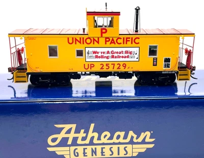 HO ATHEARN GENESIS G79138 CA-10 CABOOSE WITH LED LIGHTS UNION PACIFIC UP # 25729 - Image 1 of 2