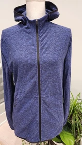 Lululemon Full Zip Hooded Jacket Size S Blue EUC - Picture 1 of 14