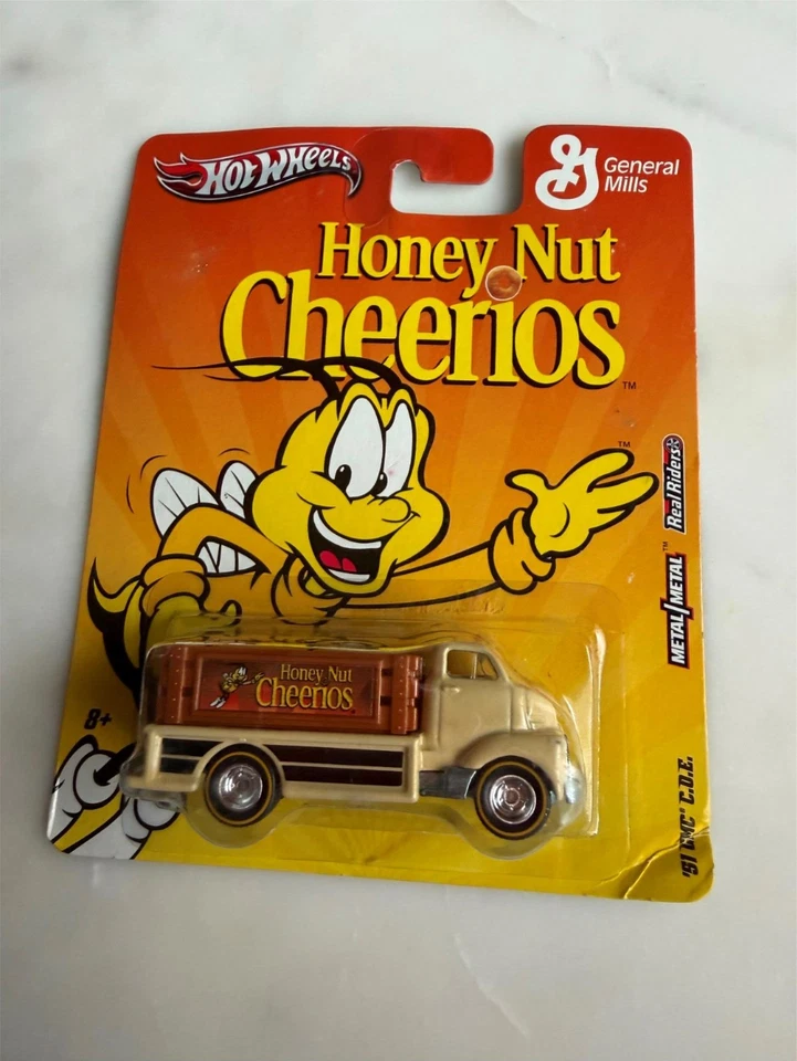 Hot Wheels General Mills Honey Nut Cheerios '51 GMC C.O.E. Real Riders F59 - Image 1 of 1