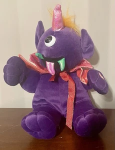 1999 Dan Dee Purple People Eater Plush Stuffed Toy 12 Inches Tall Not Working  - Picture 1 of 9