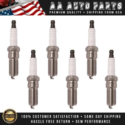 Juego de 6 bujías de iridio para Lincoln MKS 2010-2016 3,5 L V6 LTR6GP8 94372 Foto 1 de 4