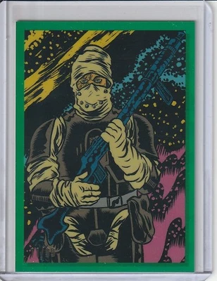 2023 Star Wars Chrome Galaxy Vader's Bounty Hunters Green Refractor 11/99 Dengar - Image 1 of 2