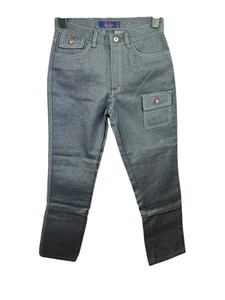 Ella Willie + Esco grau Denim Duns Jeans Gr. 7 W28 x L29,5" Zip Off Legs Combat - Bild 1 von 9