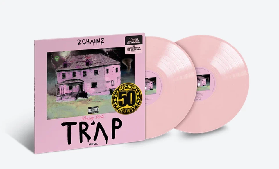 2 CHAINZ PRETTY GIRLS LIKE TRAP MUSIC COLOR VINYL 2LP PINK - Image 1 of 1