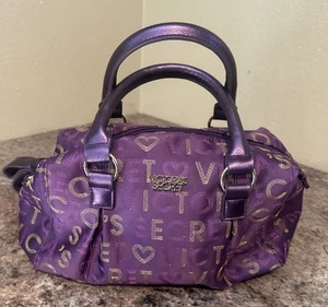 Borsa Boston vintage Victoria's Secret viola monogramma - Foto 1 di 16