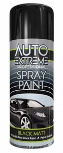 3x Auto Extreme schwarz matt Sprühlack 400ml Auto Van Fahrrad Aerosol (1200ml) - Bild 1 von 1