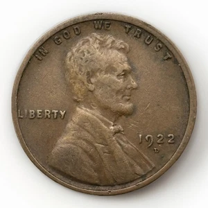 1922-D Lincoln Wheat Cent Brandneu F/VF Stichtag einzelne Prägejahr Penny - Bild 1 von 2