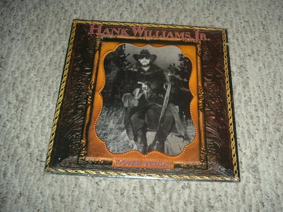 Hank Williams Jr - Lone Wolf  1990 SEALED LP Warner Bros. Label # 26090 - Image 1 of 1