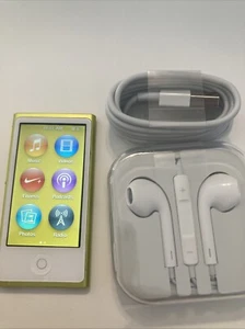 ipod nano ipod 7th generation yellow. New Battery Installed. New. B14 - Picture 1 of 5