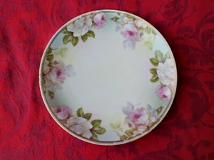 Vintage O&EG Royal Austria Hand Painted Plate With Floral Decor - Picture 1 of 7