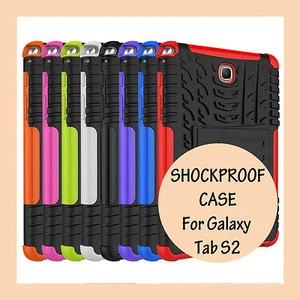 Shockproof Armor Heavy Duty Case Cover for Samsung Galaxy Tab S2 8.0 9.7 - Picture 1 of 20