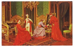 THE ART CRITICS by Marcel Brunery Art Haussner's  Baltimore Maryland MD Postcard - Picture 1 of 2