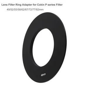 49/52/55/58/62/67/72/77/82mm Camera Lens Filter Ring Adapter for Cokin P series - Picture 1 of 11
